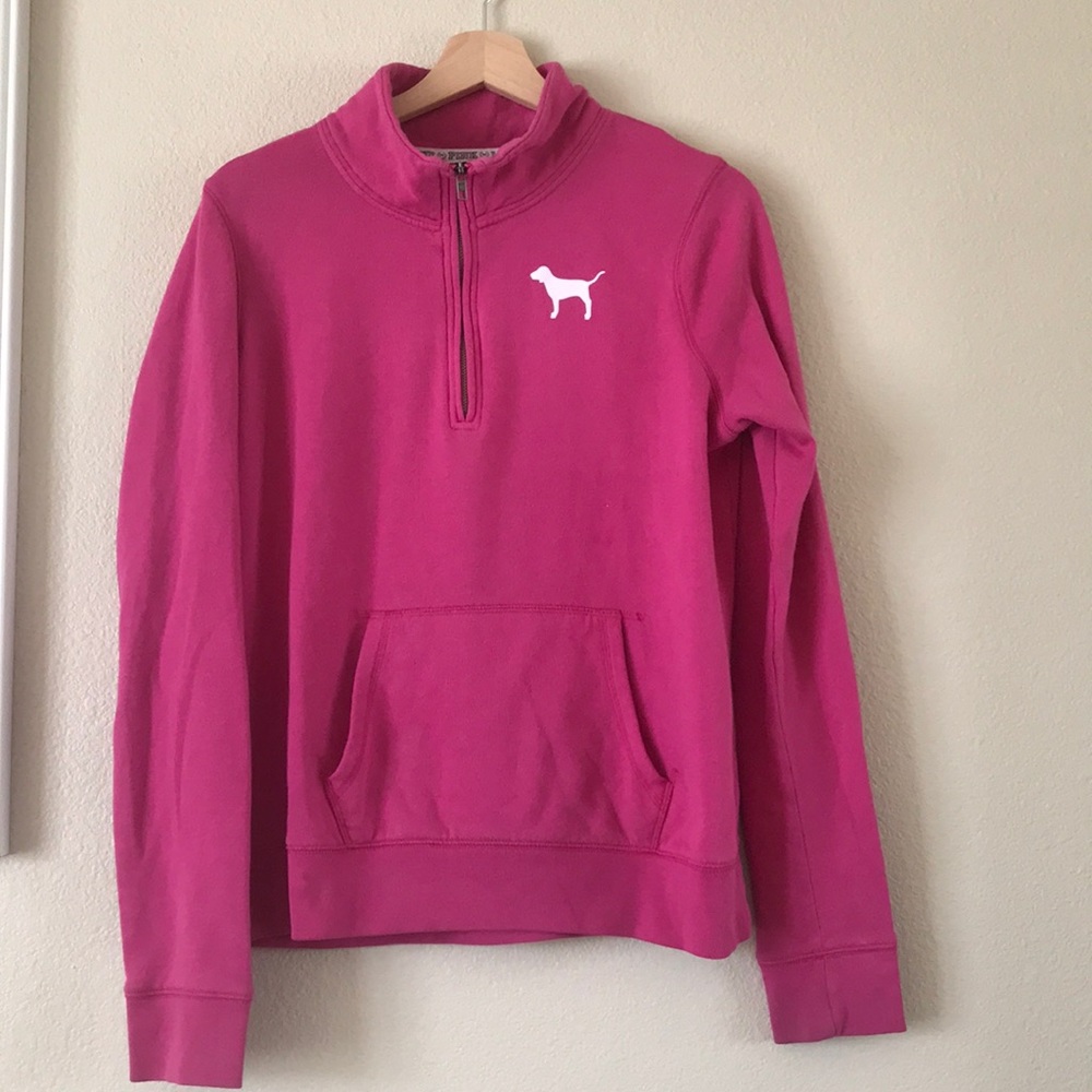 VS Pink Quarter Zip